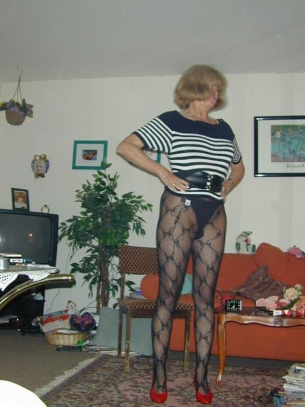 Sexy Granny 74 years old Sailing strip