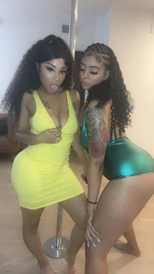 Two wild slut ebony sisters REAL SISTERS one of their phones was hacked