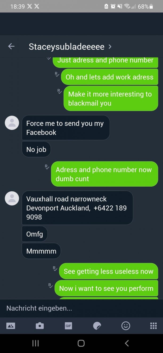 Famous useless methpig adress and number in post go make her even more famous