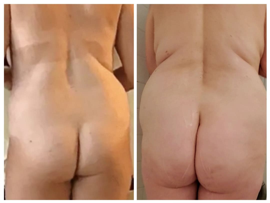 COLLAGE Side by Side Comparison with Bridget