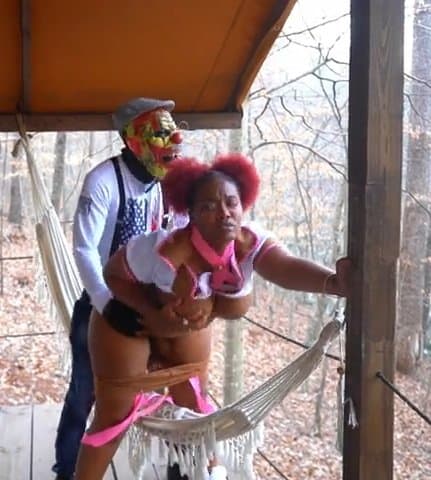 Slutty fat hoes pounded by a Clown ass mf