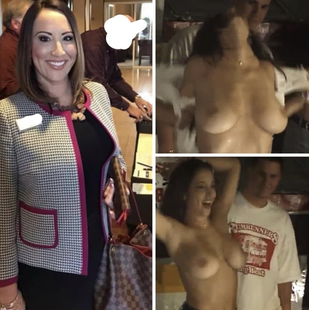 Love seeing sexy Latinas show off their great tits in public back in their party days
