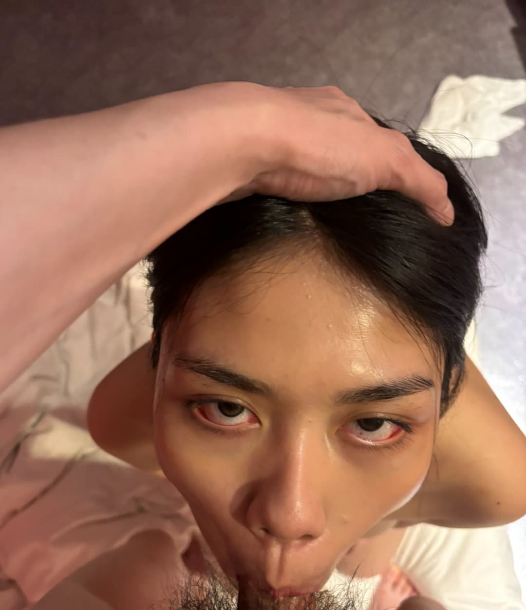 asian slut throat fuck