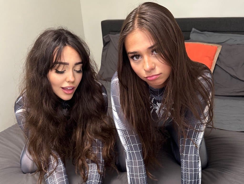 Sexy sisters Sophie/Sierra full spidey clips/more