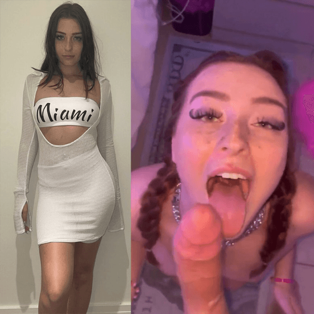 Teen Slut Sucks Big Cock After Party