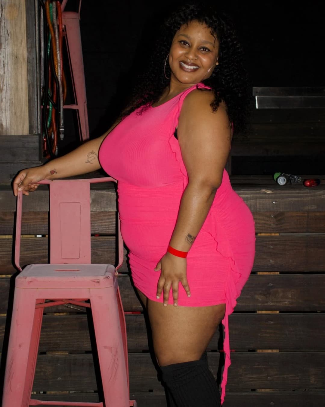 SEXY CURVY THICK EBONY BBW BIG BOOBS & BIG OLE ASS BOOTY