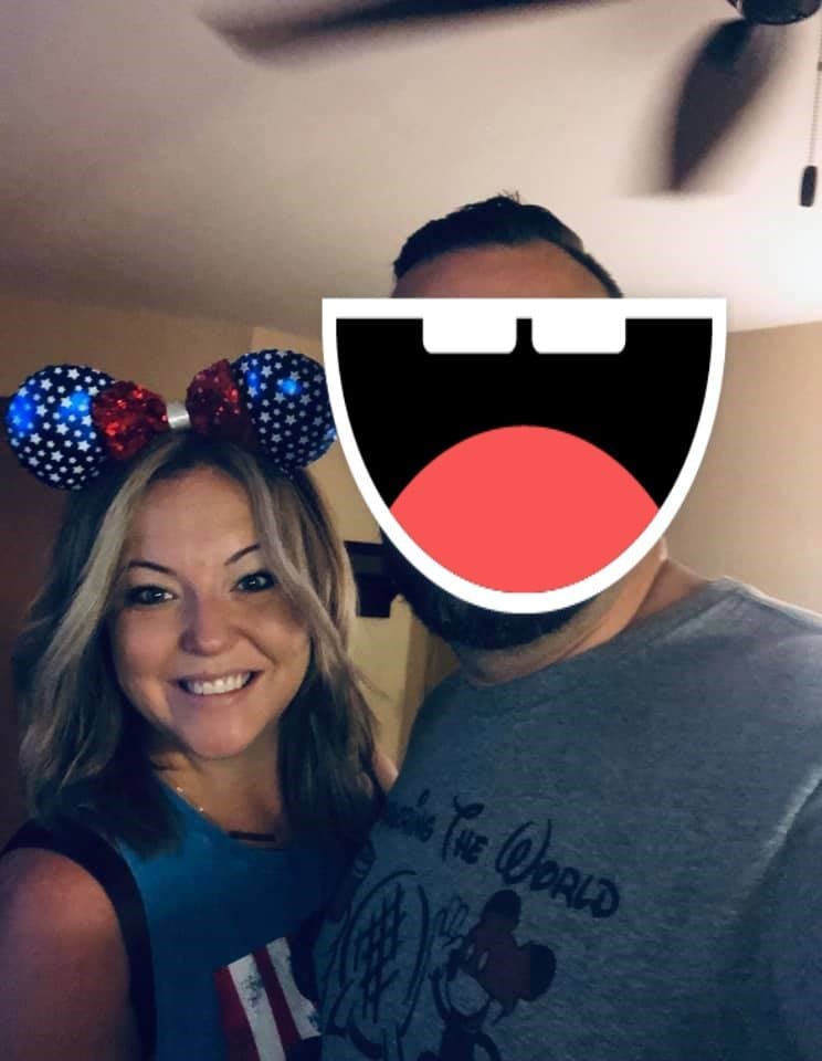 Spring breaker was happy to step out the car to show off her bee stings for G G W but not her trim