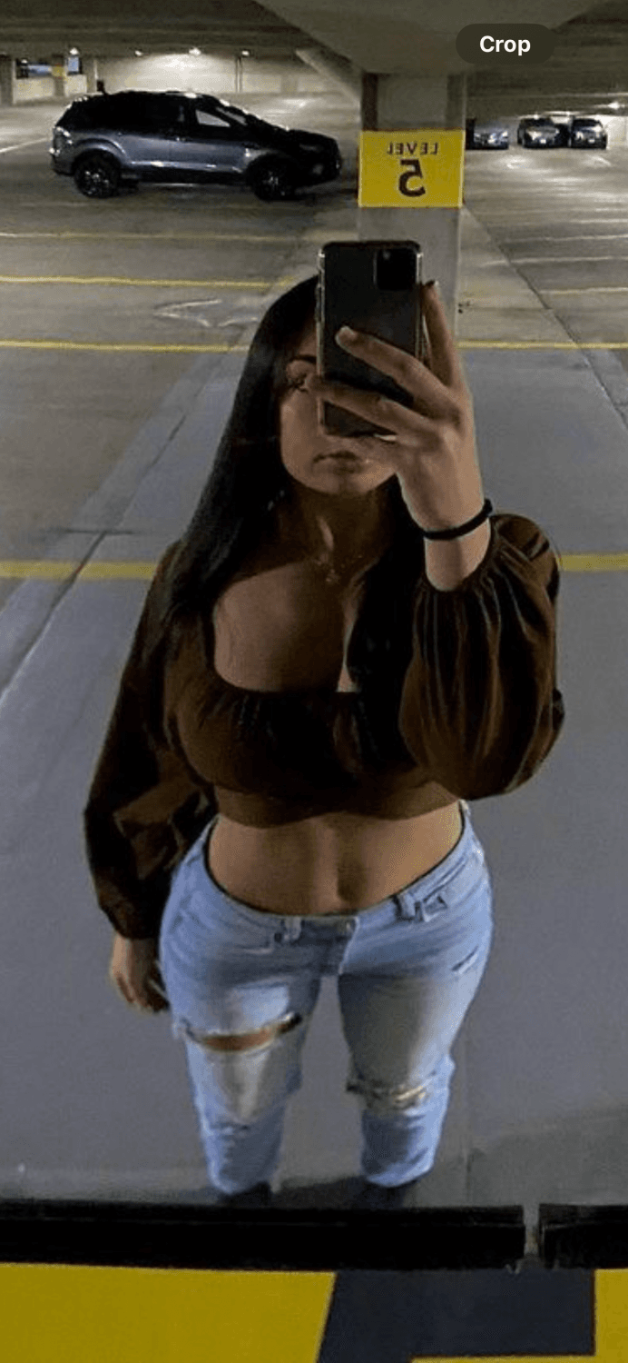 Friends stepsister (23) grew up with big boobs