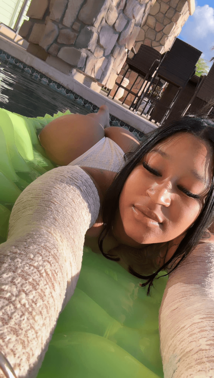 Bubble Booty At the pool