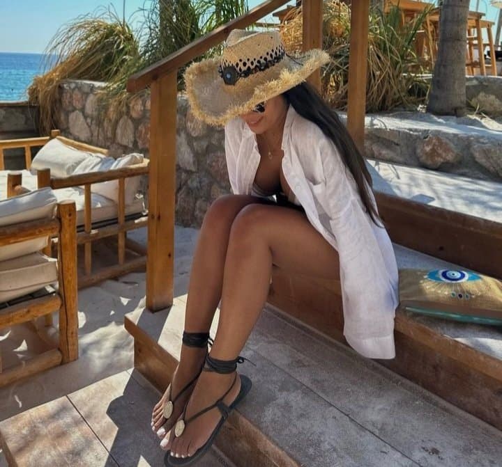 Sexy glamour feet pedicure woman