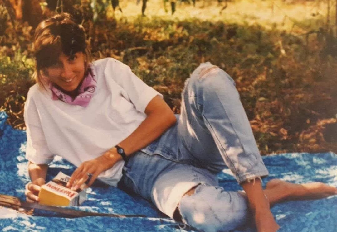 French webslut Stephanie naked in the wood at 22 years old