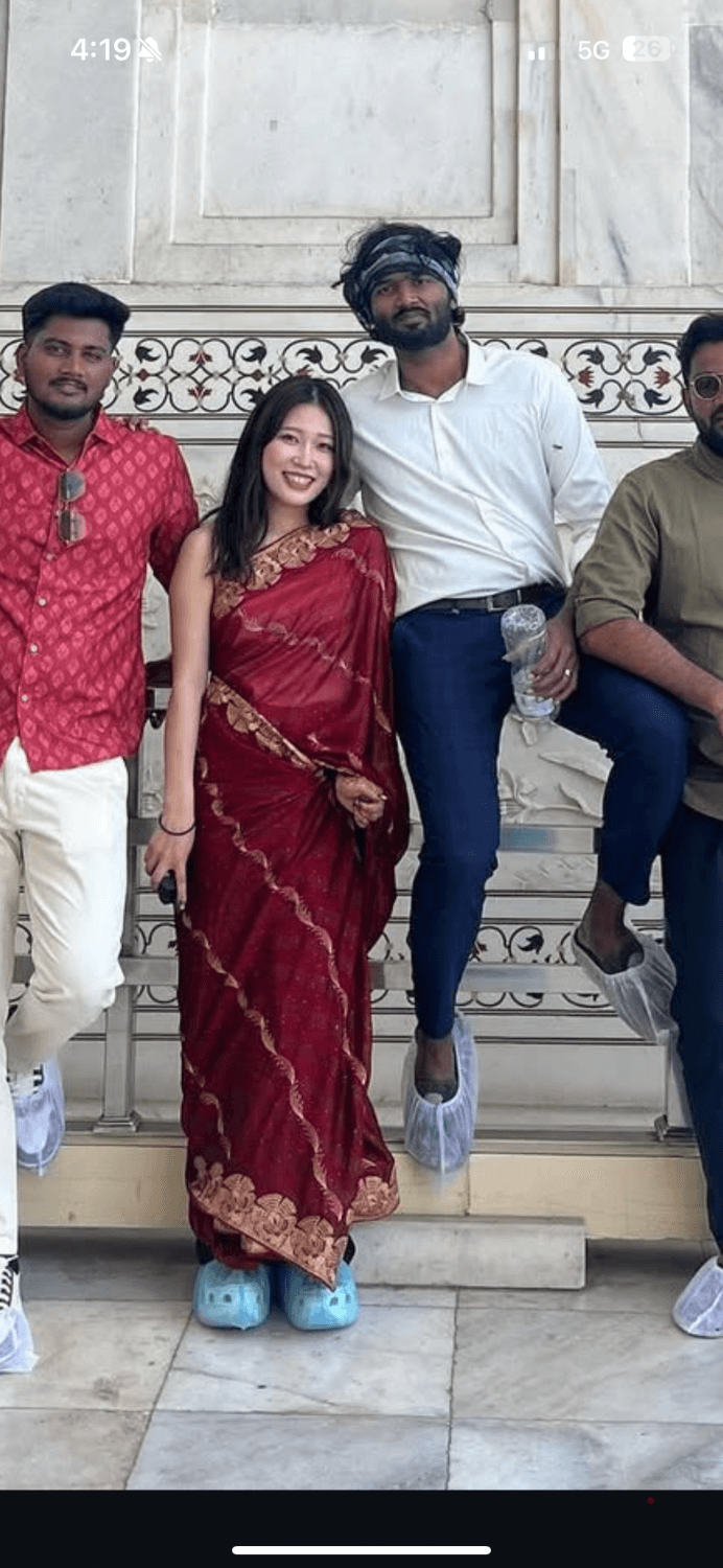 Japanese girl Nana shows Feet and Soles and becomes Slut in India staying in Australia now