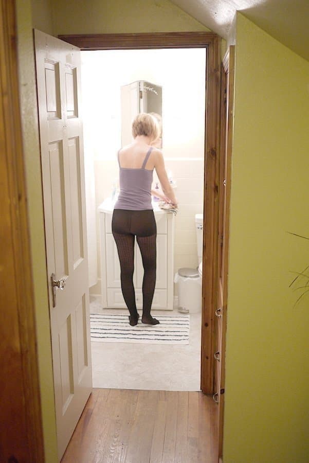 My milf wife in black tights - {kik} timzez3