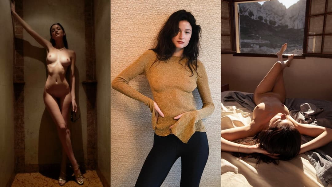 Stunning fashion model