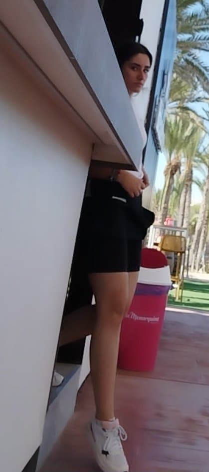 Candid Coworker Teen With Good Ass