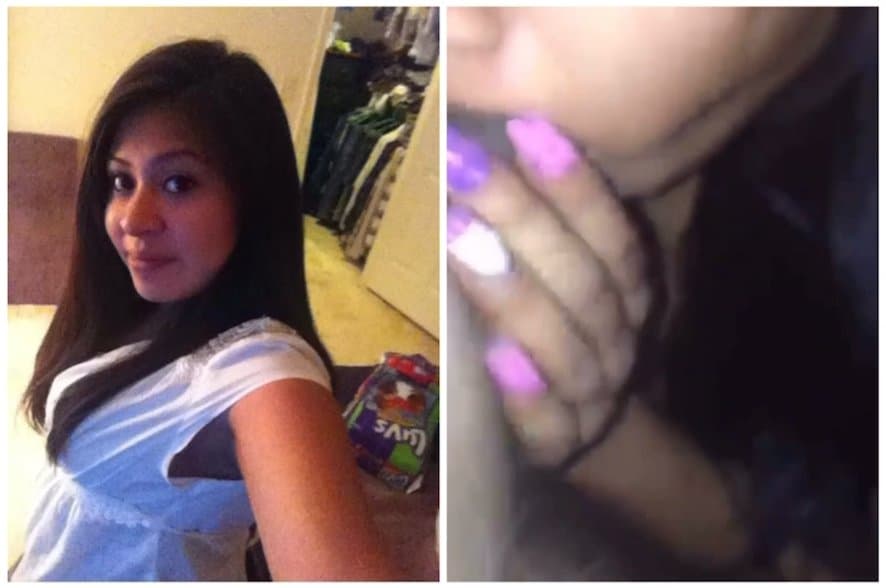 Click to view full size College guy nuts on my wife’s face and she had just finished her makeup for our date