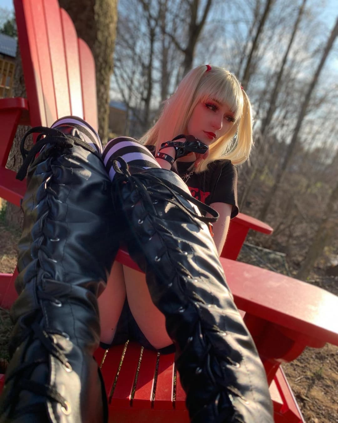 Bimbo Egirl Misa Amane Tiktok Slut -Death Note Alt Cosplay