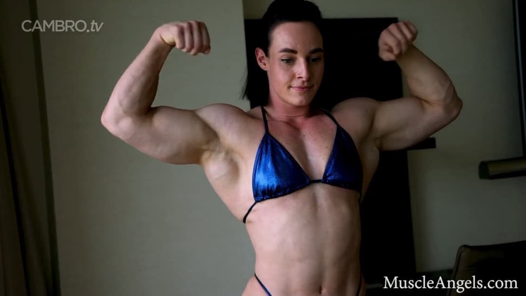 Mrs Kolly, no judge can watch her big muscles without ejaculating