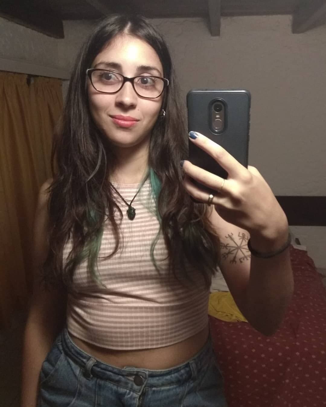 Nerdy girl glasses