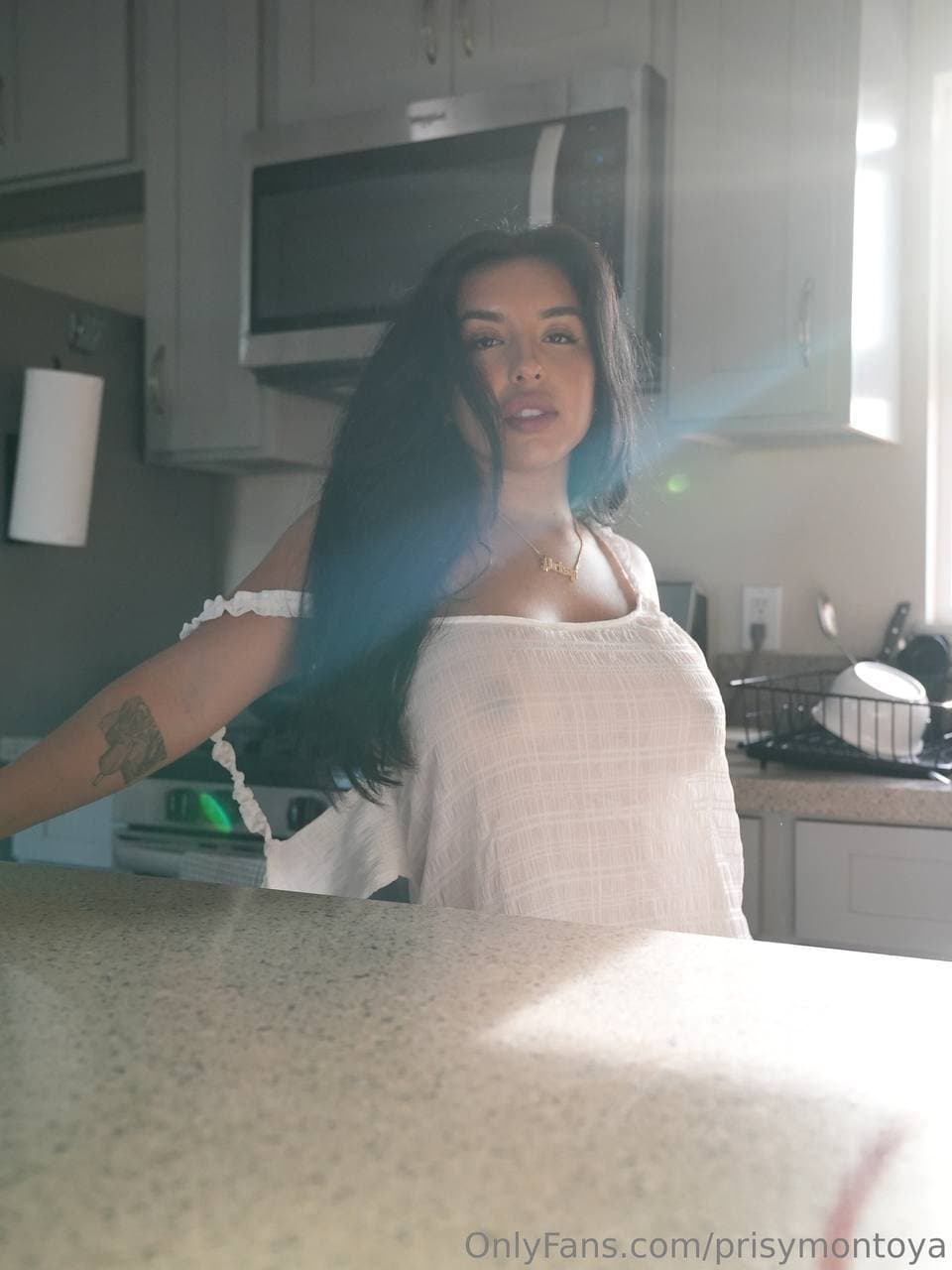 Busty Latina OF Model Blindfolded