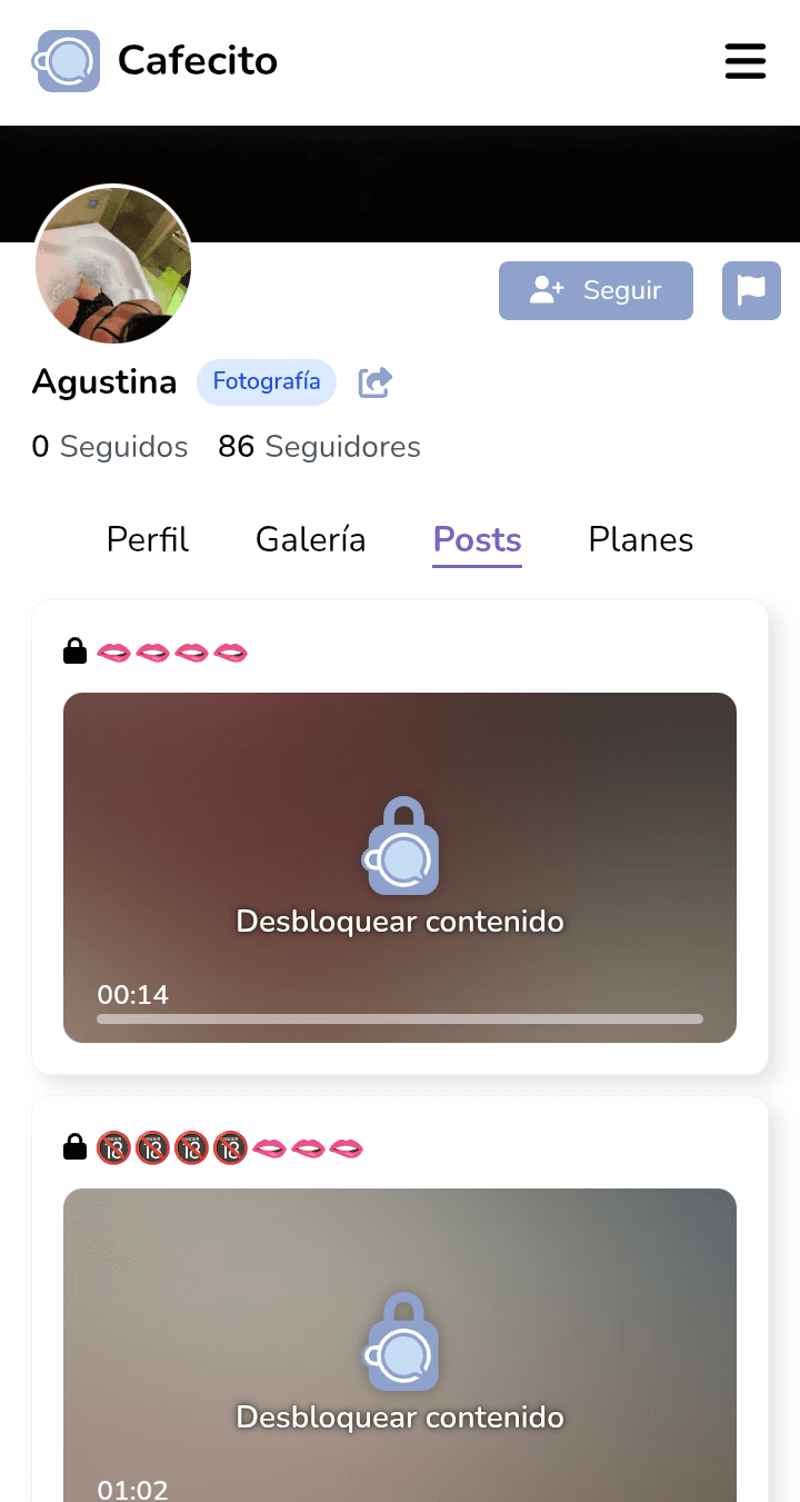 Está piba es re linda y tiene cafecito, alguien tiene algo?