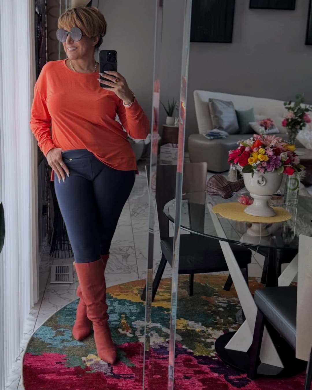 Thick Gilf flight attendant 3