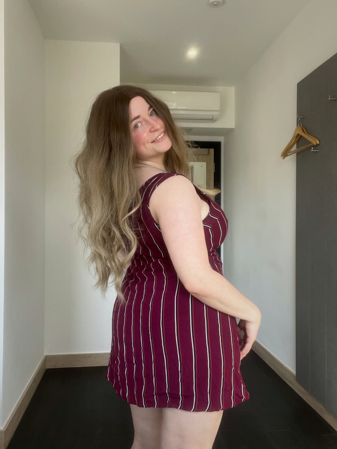 POV you catch me topless in my backyard.