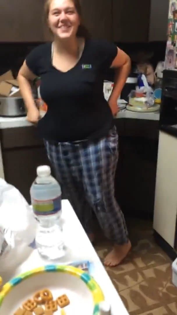 prank-pantsed by sister