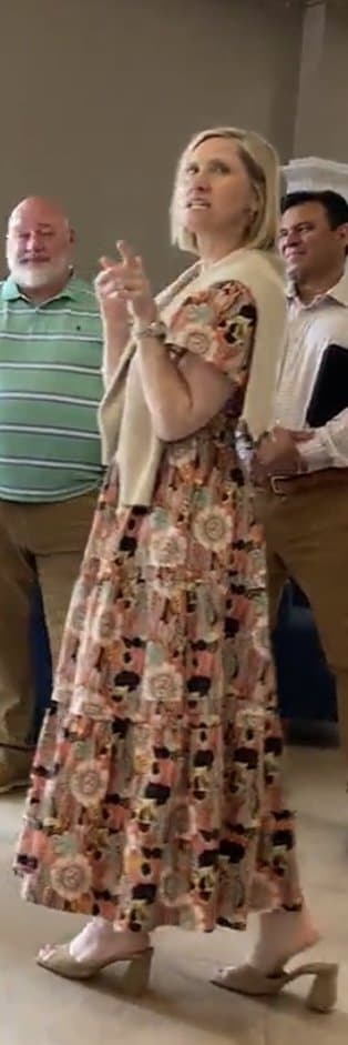 Brandy, surrounded by men….as it should be!