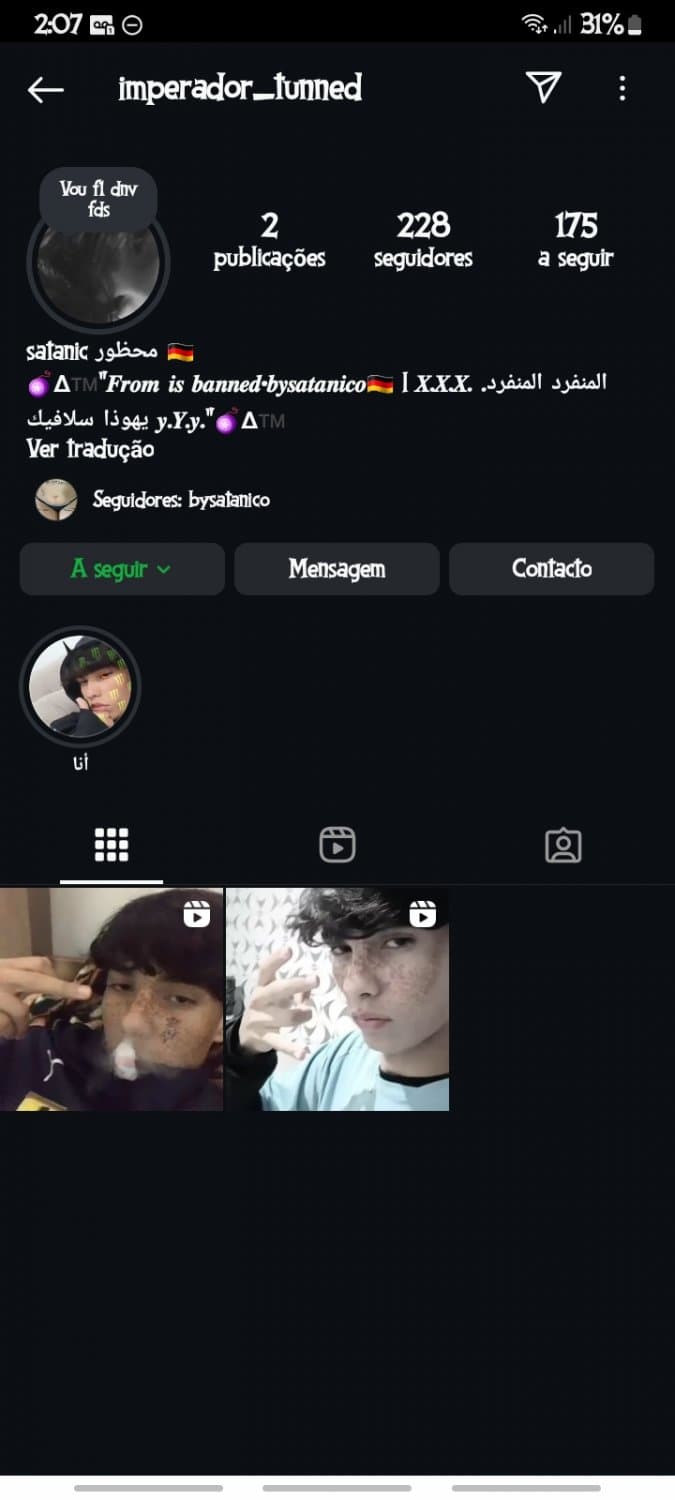 Click to view full size Pedófilo Mandando salve pro @imperador_tunned (vulgo by satanic), com a bundinha pra fora?#gostosas