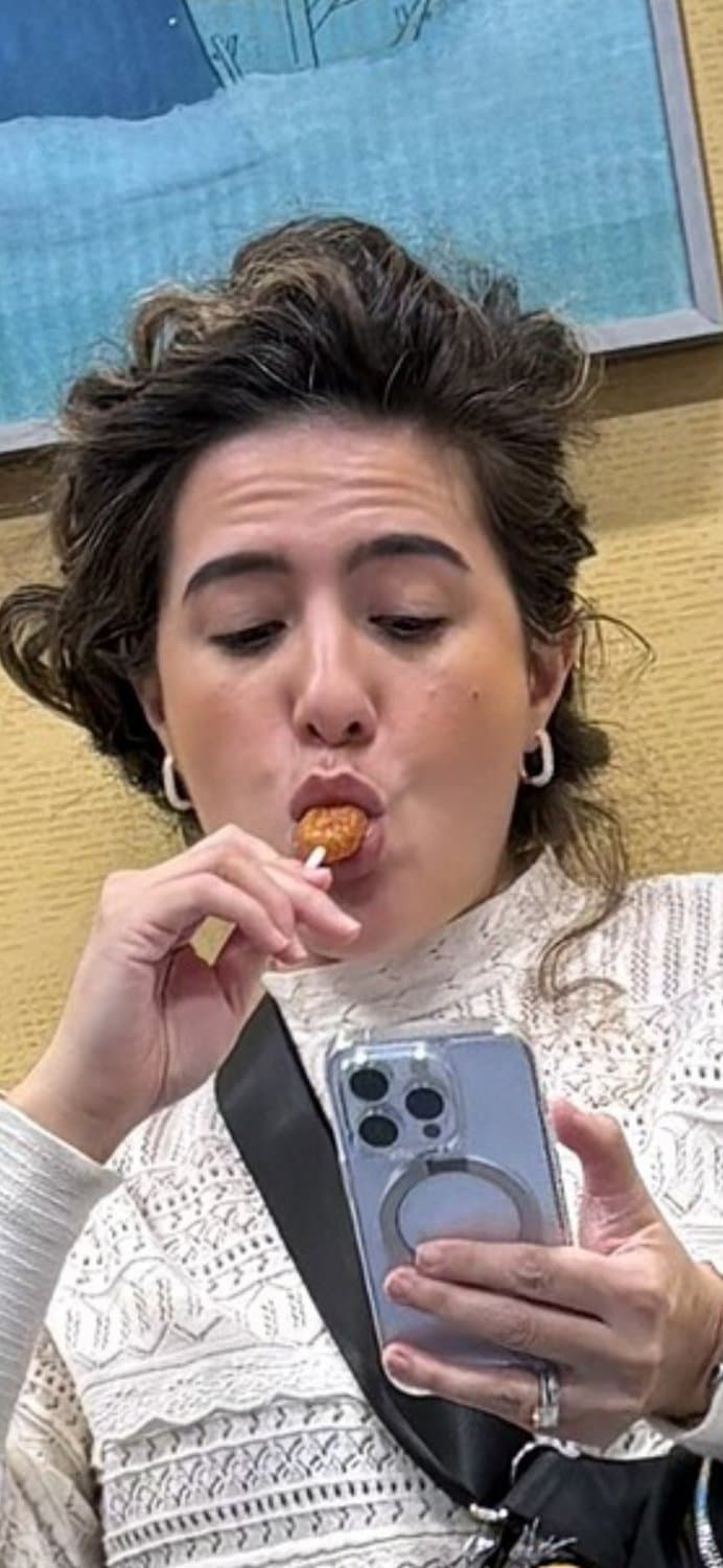 Milf sucking lollipop like a cock, dick practice ??.