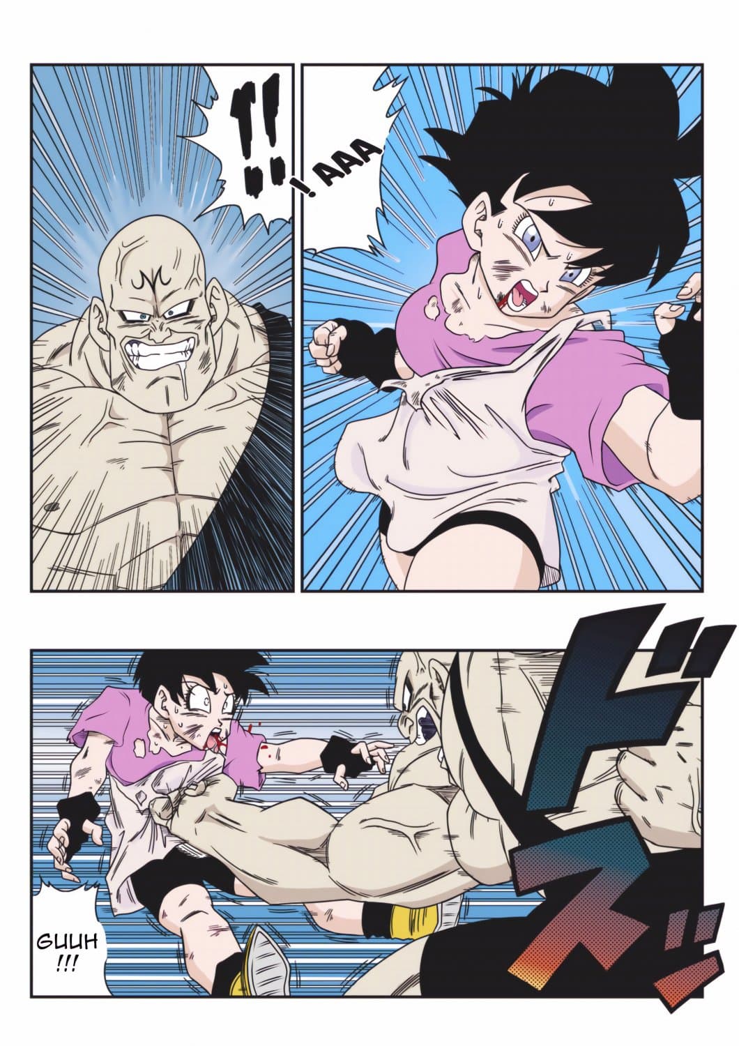 DBZ Hentai Comic Videl vs Spopovich