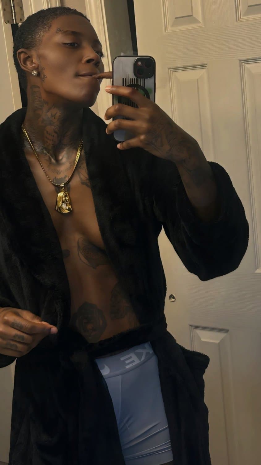 Black dyke stud ebony tomboy Tajee.