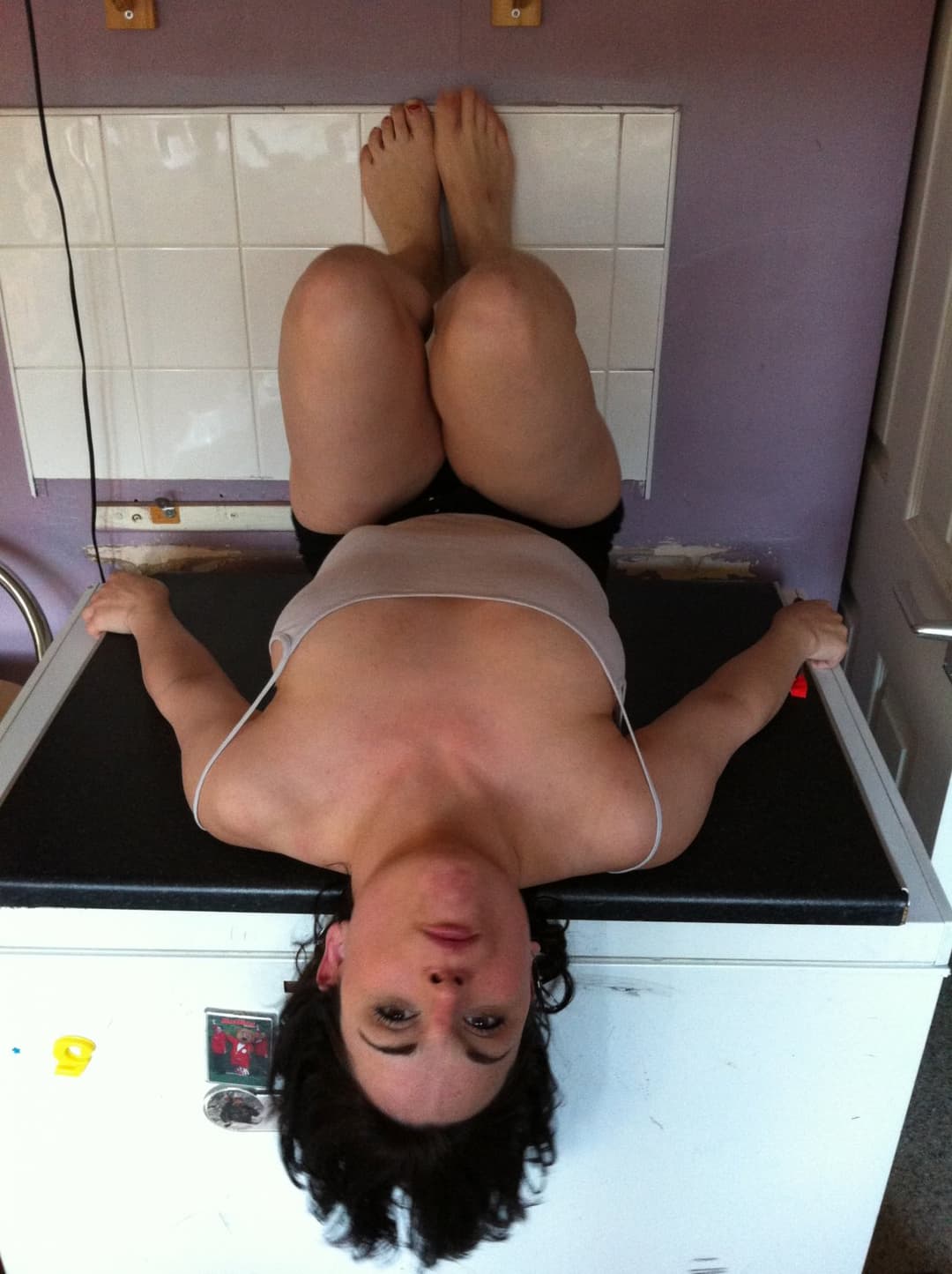 Welsh slut in the kitchen