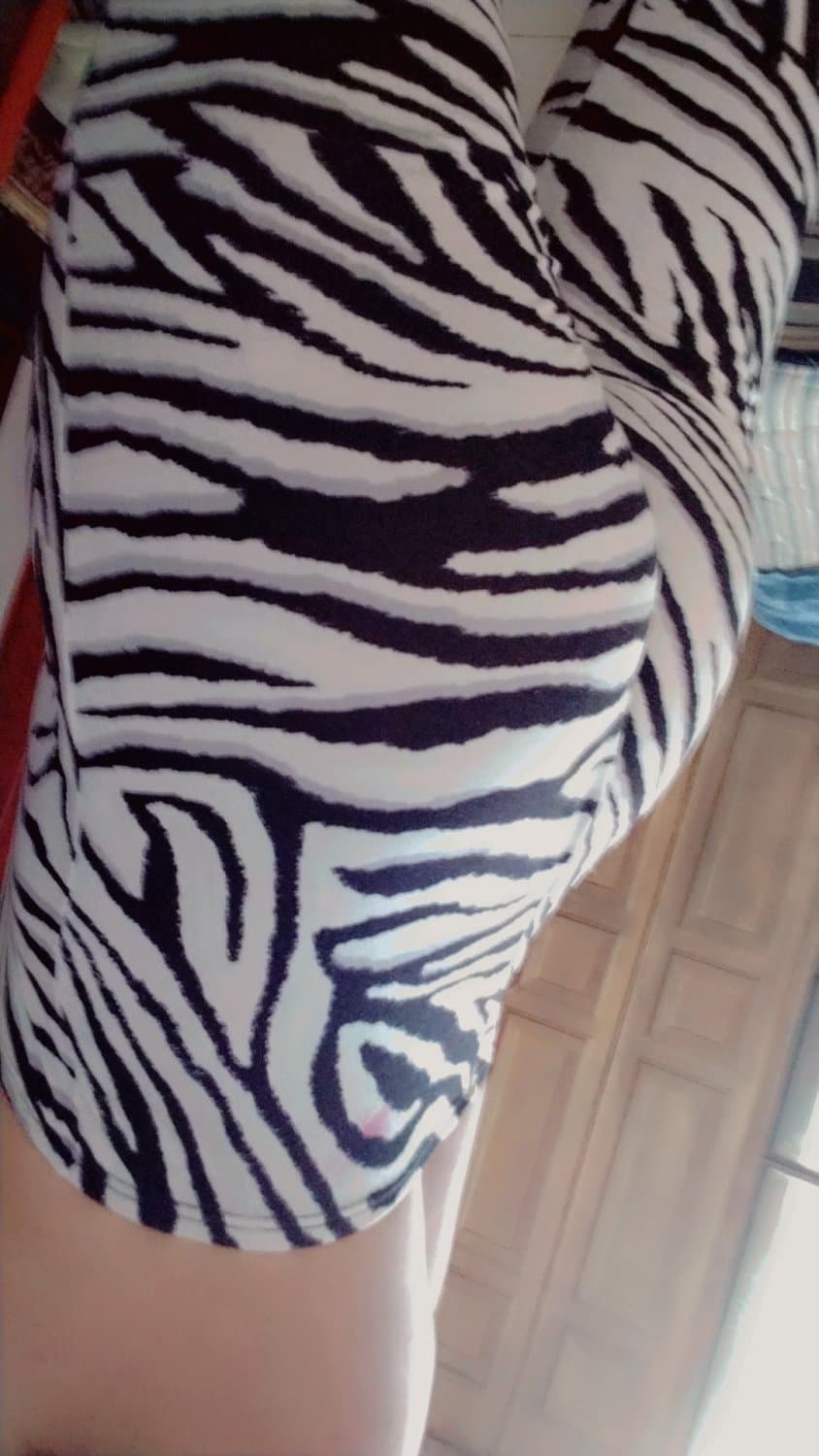 Culo en pijama de cebra