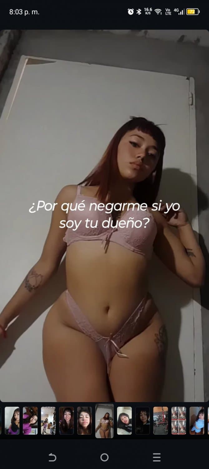 Lu Catalina de 19 años con un hermoso orto que te hara ponerla dura