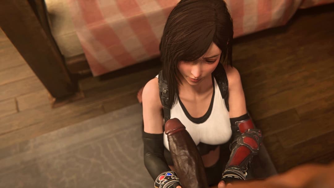 [Final Fantasy] Tifa sucks a BBC like a Pro ?