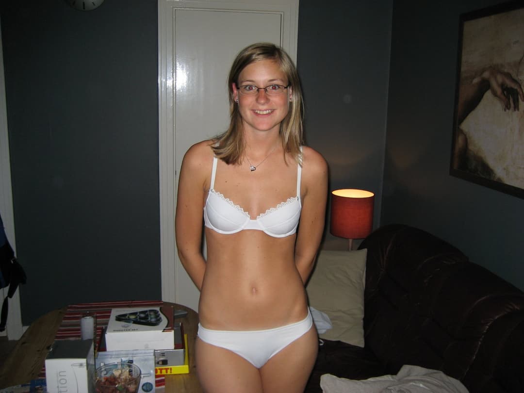 Click to view full size Nerdy Shy Blonde Is Secretly A Cock Hungry Slut