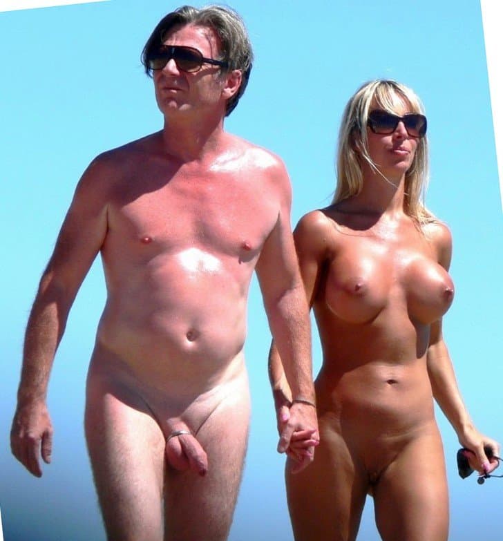 Naked couples outdoors 11