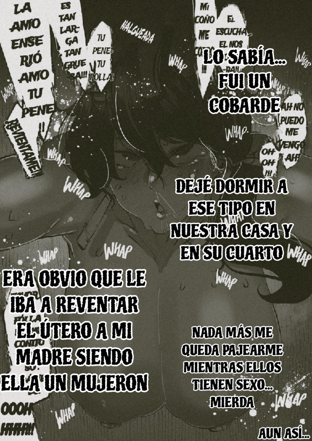 [comic] my single mother fucks a big cock (english - español)