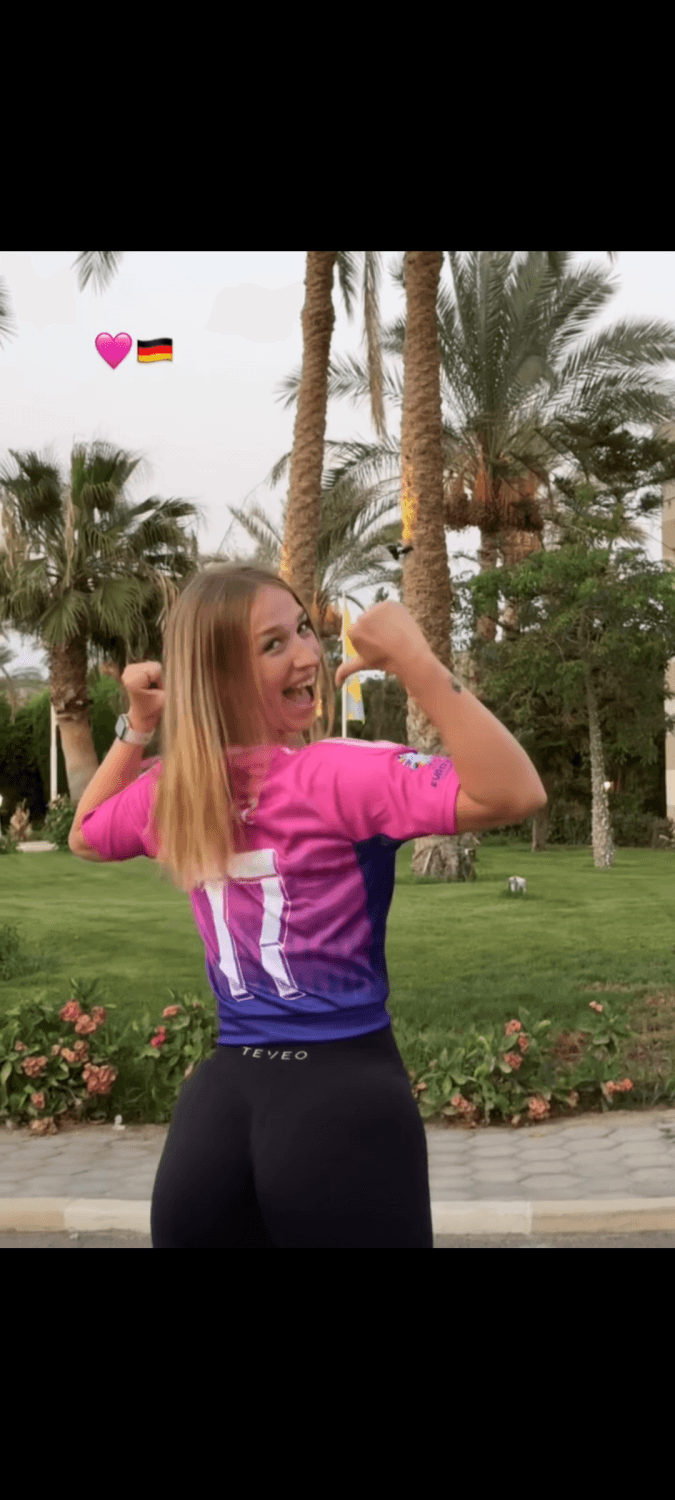 Blonde german student Marie