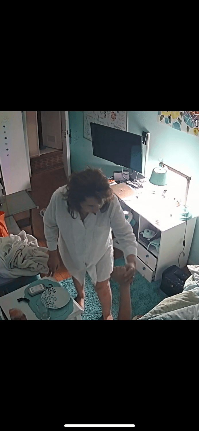 Masturbating Daughter Interrupted By Mom