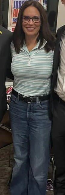 Big titty politician Tudor Dixon has massive milkers. She has my vote as most likely to motorboat