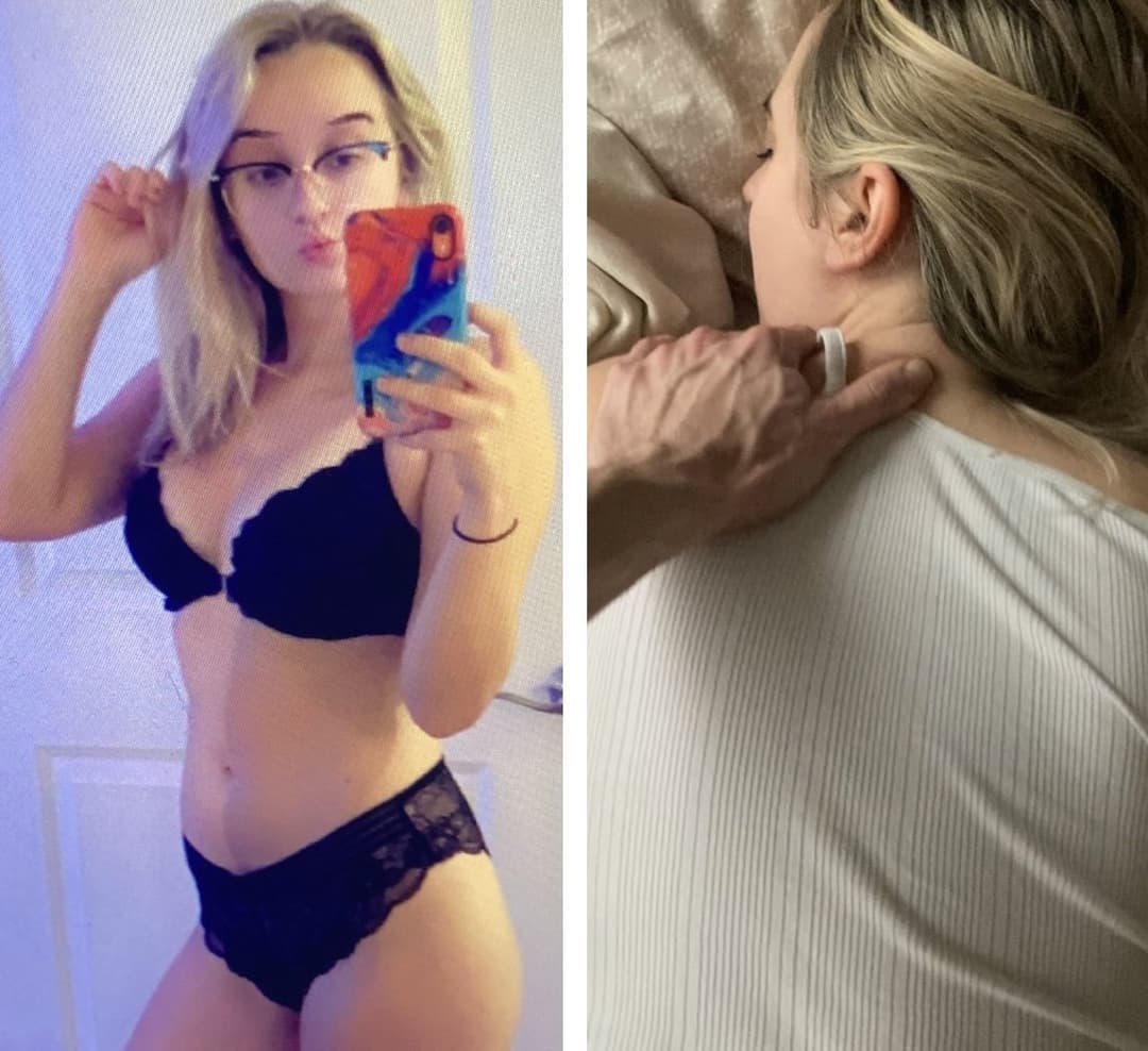 College blonde loves a doggy fuck