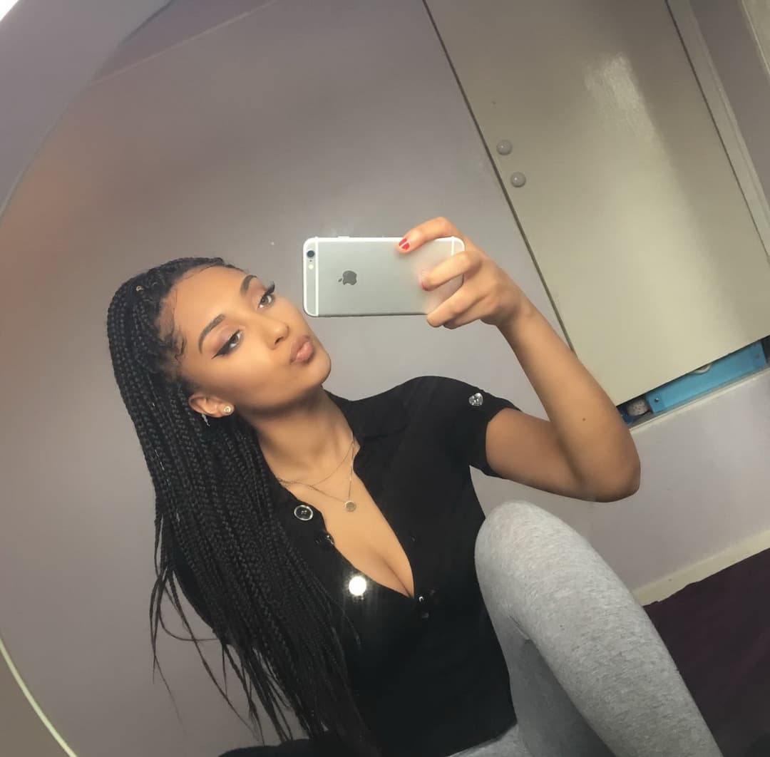 British Ebony Teen Stephanie aka Ebony Beauty Seymone (Rare Collection - Photo Gallery)