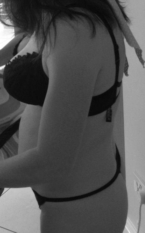 Curvy Claires hairy cunt -UK