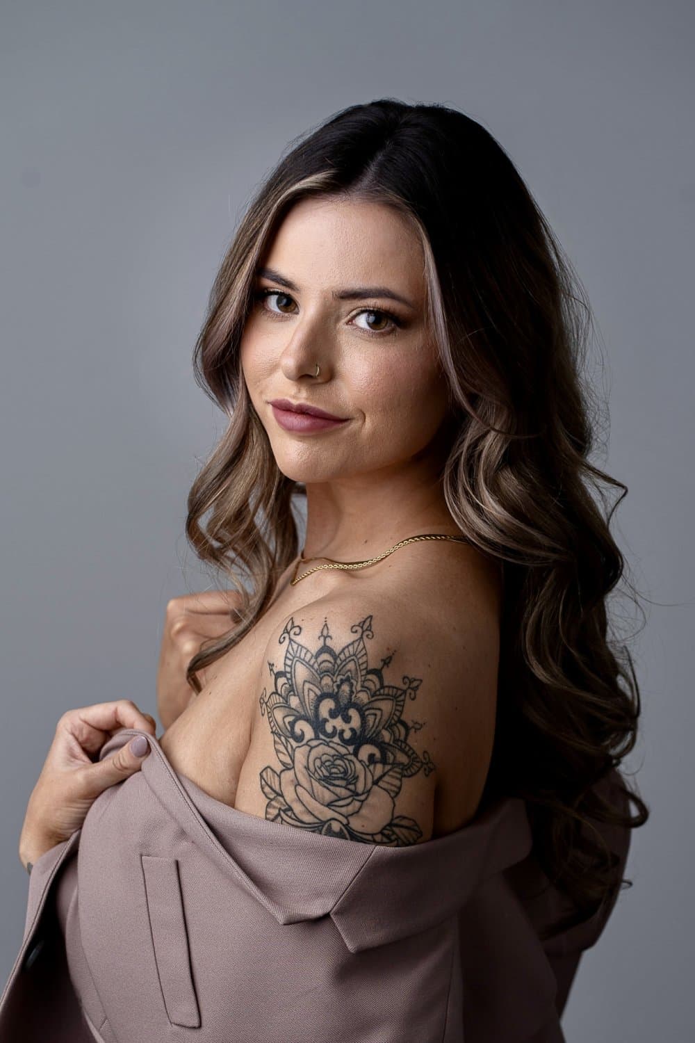 Click to view full size Intensely beautiful brunette boudoir