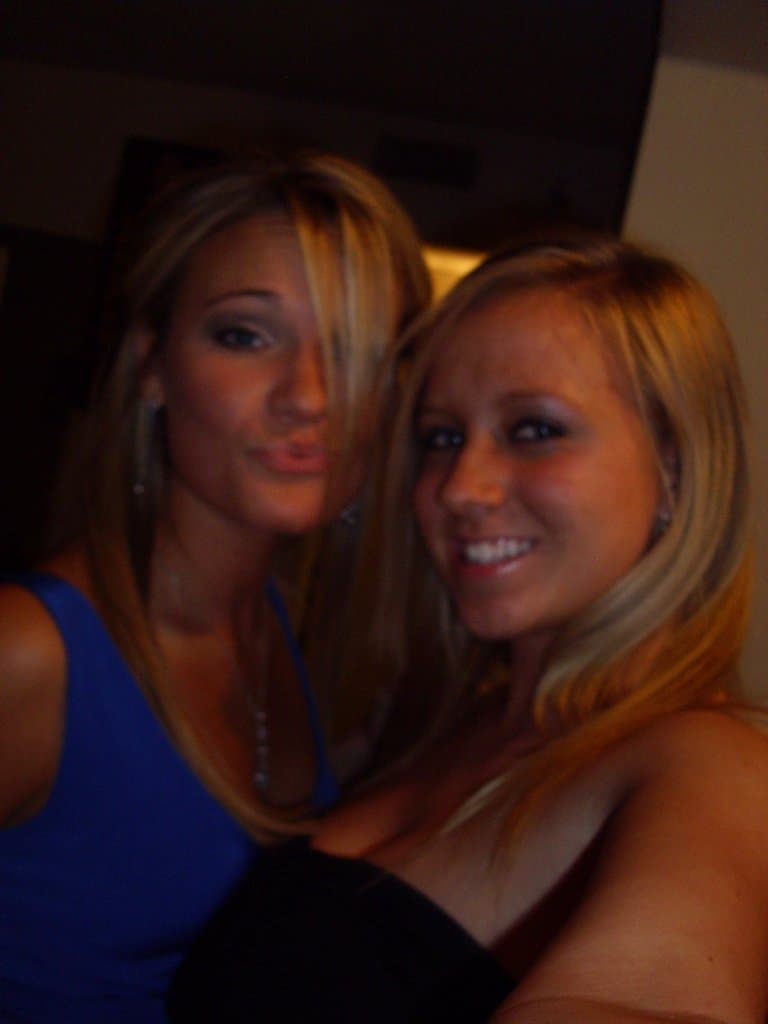 Sorority girls pre-game drink in the dorm room