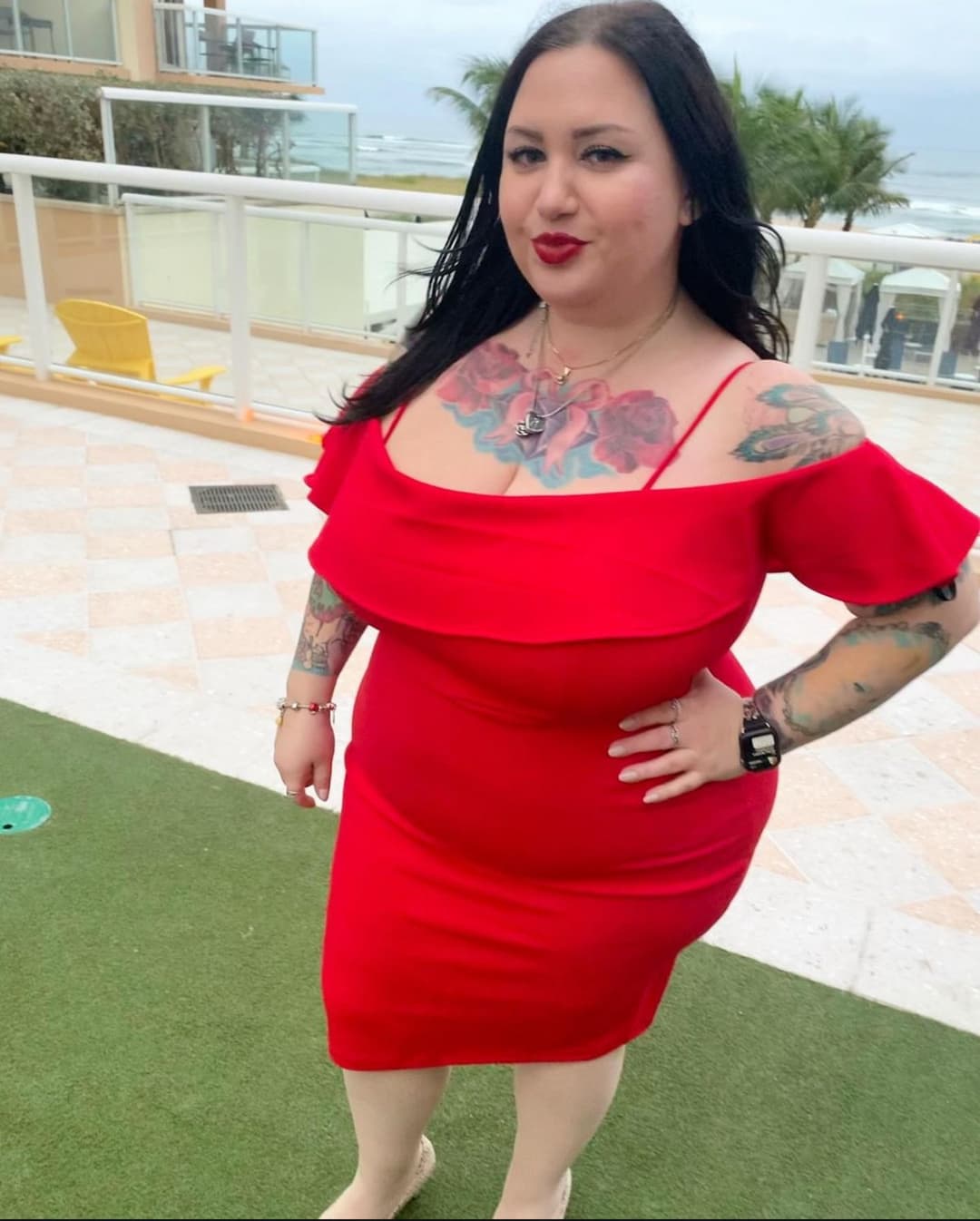 Big tits bbw goth slut Nicole fat chubby cum slut