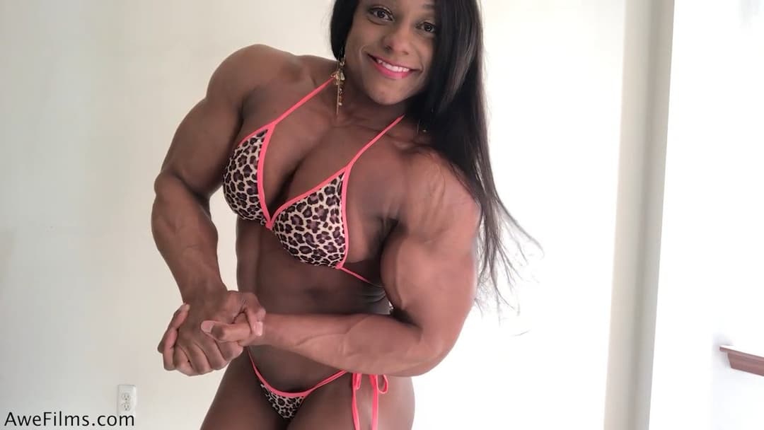 Mrs Shaw, muscle queen of the jungle